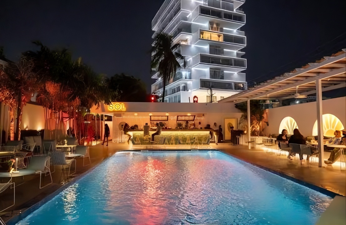 Rooftop lounge dining venue in Accra featured on Flavva