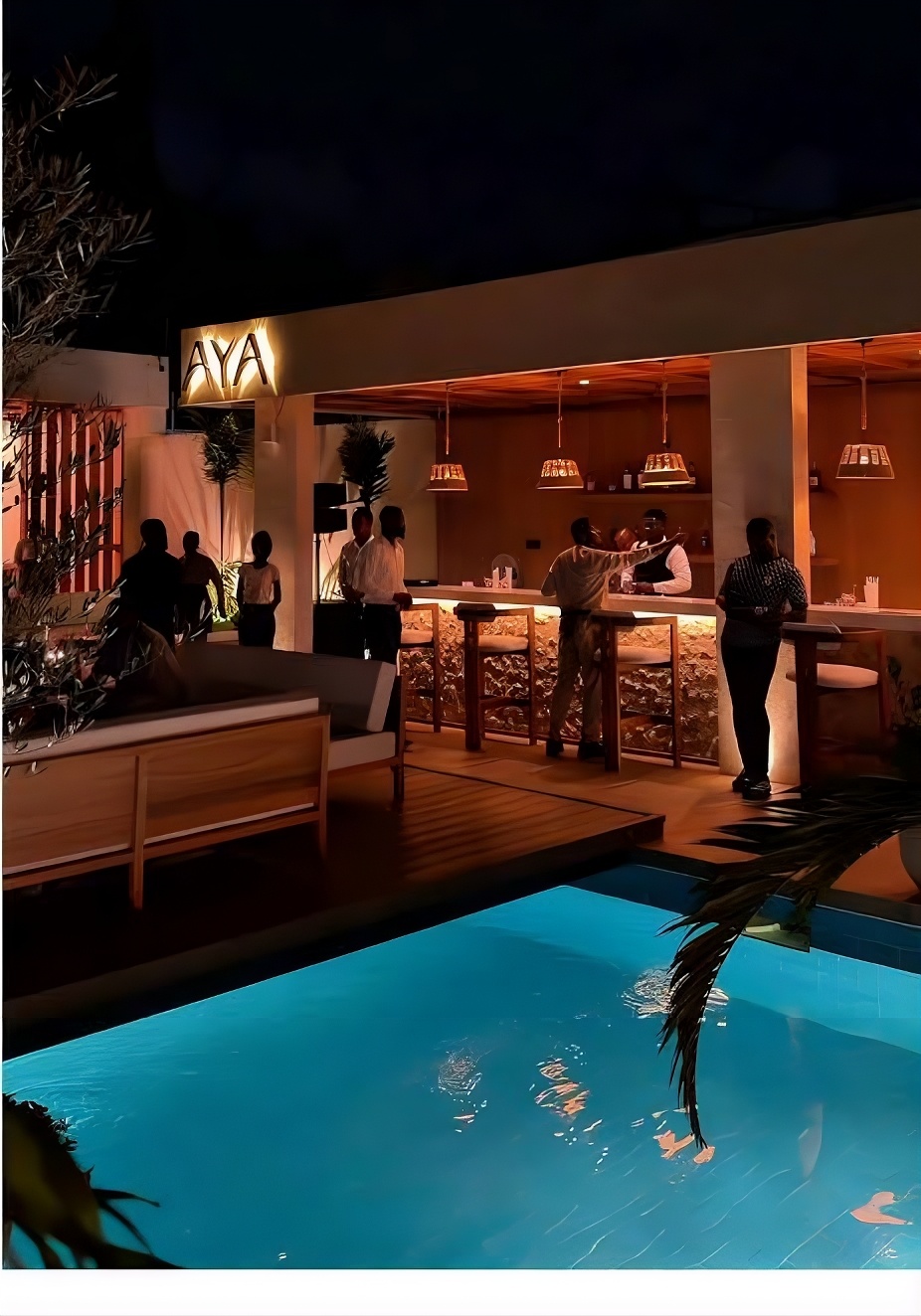 Casual bistro dining spot in Accra featured on Flavva