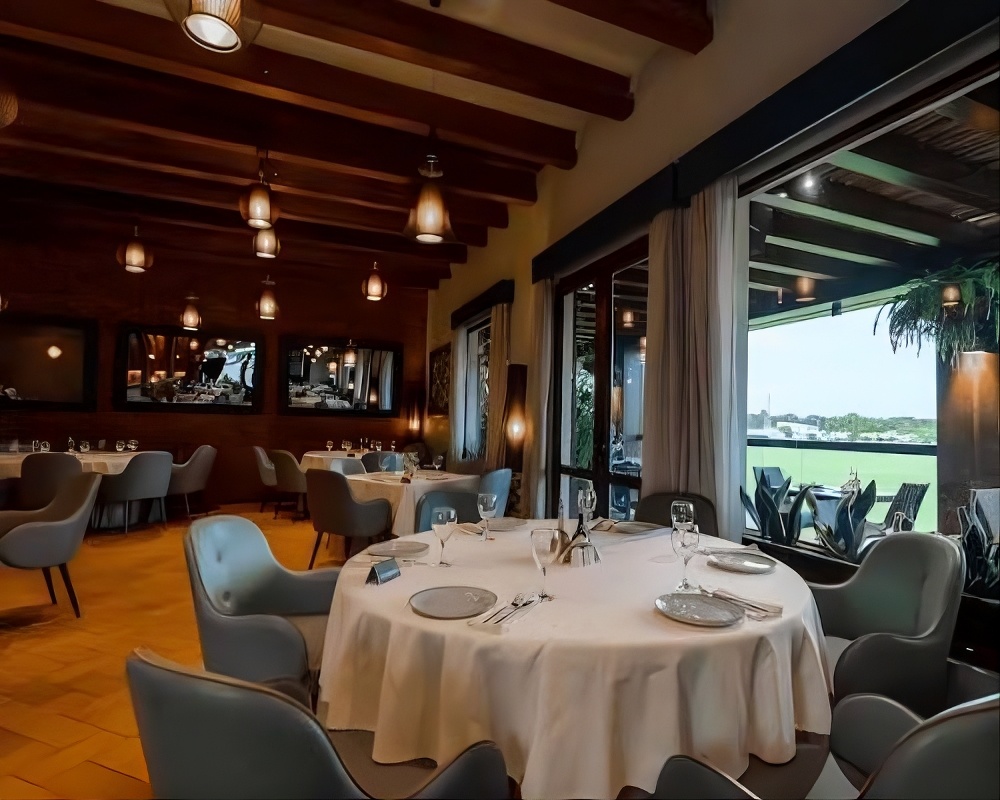 Premium restaurant dining experience available through Flavva Accra